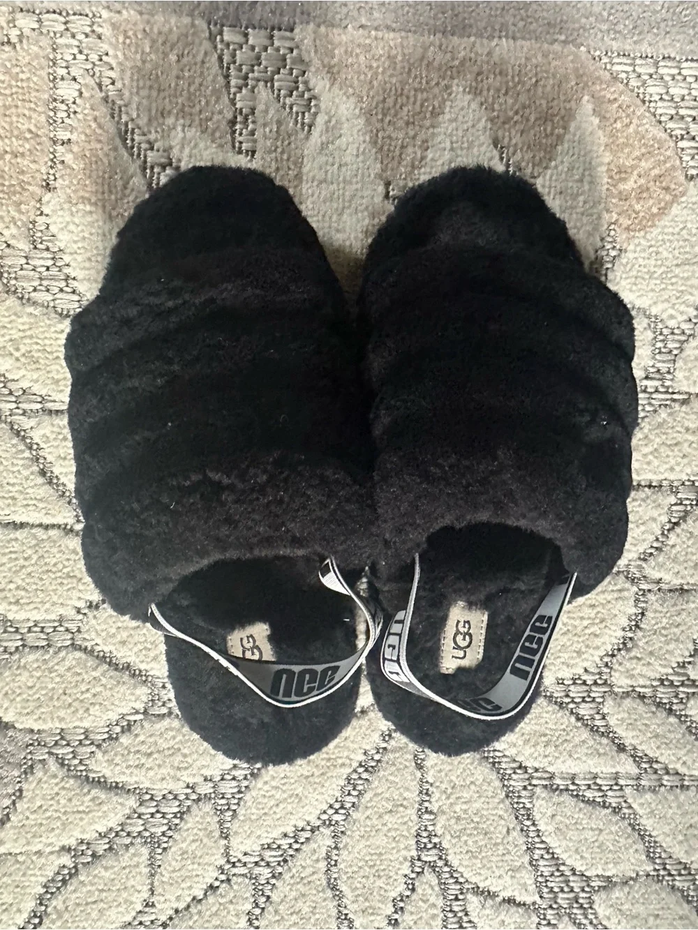 UGG black slippers